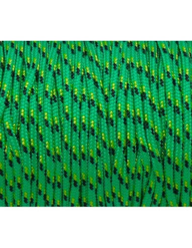 corde nylon résistante pas chère en 2mm de couleur vert, jaune, noir