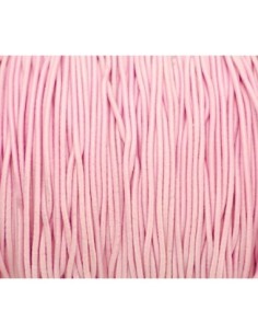 fil élastique 1mm de couleur rose pâle 2