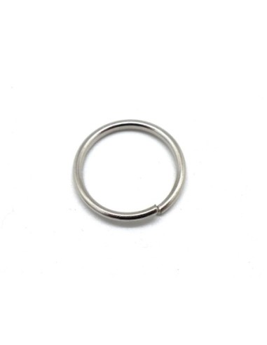 anneau ouvert 2cm de diamètre métal argenté