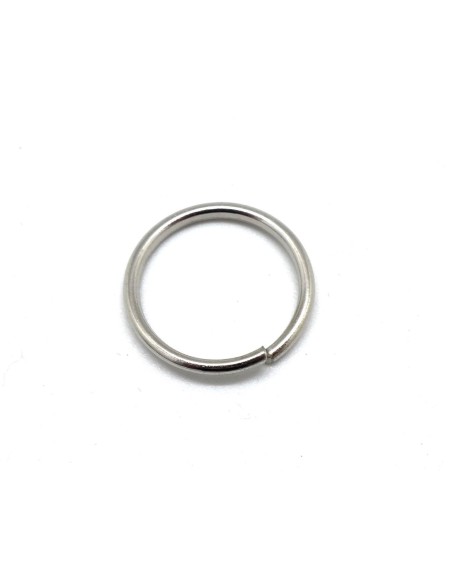 anneau ouvert 2cm de diamètre métal argenté