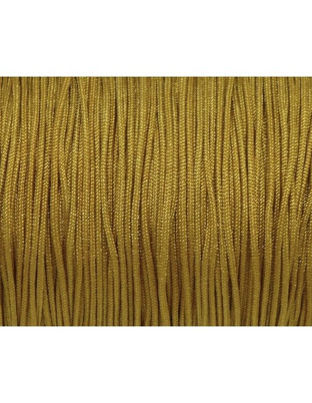 Fil nylon synthétique 0,8mm ocre jaune - idéal noeud coulissant - WRAP - SHAMBALLA