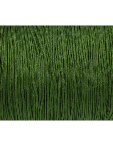 Fil de jade 0,8mm vert olive - fil nylon tressé - shamballa - wrap