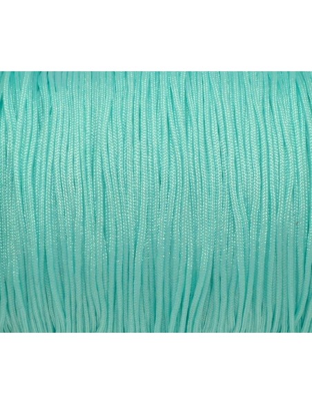 Fil pour bracelet shamballa, wrap bleu vert clair