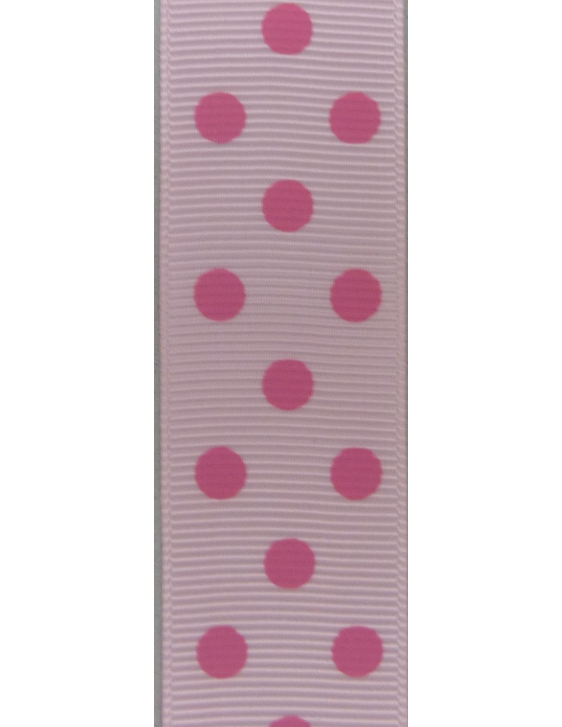 Ruban Jacquard Tissé Bordure Impériale 25 Mm X 10 M - Rose Pâle Et Bordeaux Pour Couture Et Déco