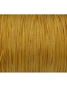 Fil de jade 0,8mm jaune ambre - fil nylon tressé - jade string 2