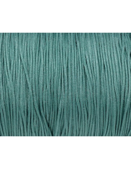 Fil de jade 0,8mm vert sauge - fil nylon tressé - bracelet wrap