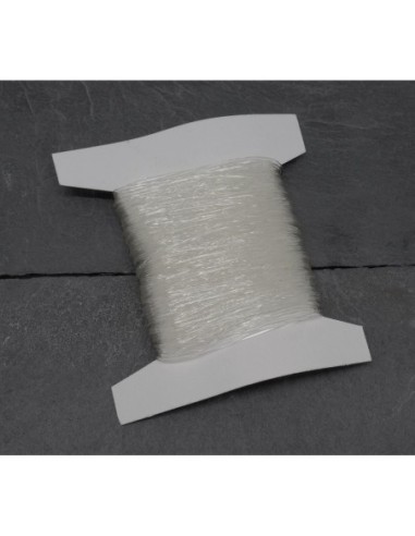 Fil élastique cristal transparent 0,8mm - fil crystal élastique
