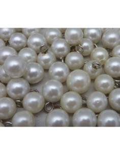 R-4 Pendentifs, breloques boule 9,5mm imitation perle de...