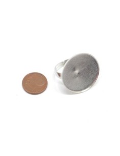support bague réglable pour cabochon de 25mm 2