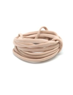 2m Cordon lycra élastique stretch 4mm style spaghetti beige chair