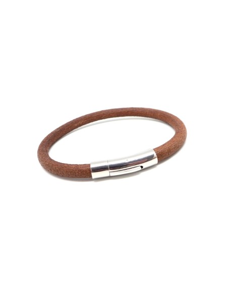 bracelet homme cuir et fermoir acier inoxydable à créer