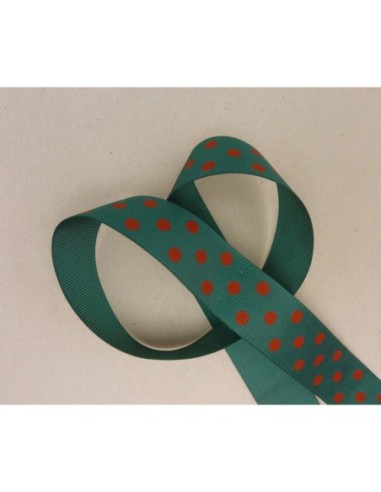 50cm de Ruban Galon plat 25mm vert bouteille à...