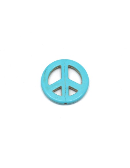 Peace and love bleu turquoise 35mm