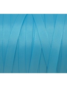 ruban gros grain de largeur 10mm souple bleu azur 2
