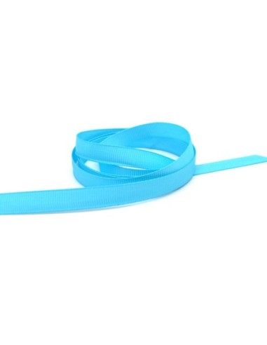 galon gros grain souple bleu azur 10mm