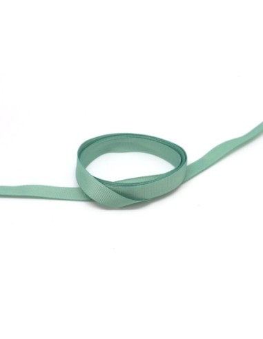 ruban gros grain de largeur 10mm souple vert amande