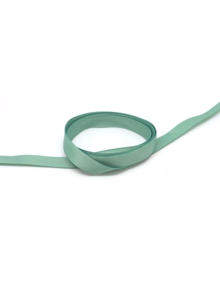 ruban gros grain de largeur 10mm souple vert amande