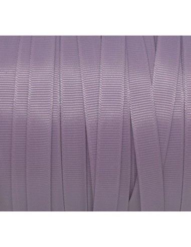 ruban gros grain pas cher de largeur 10mm souple parme, mauve