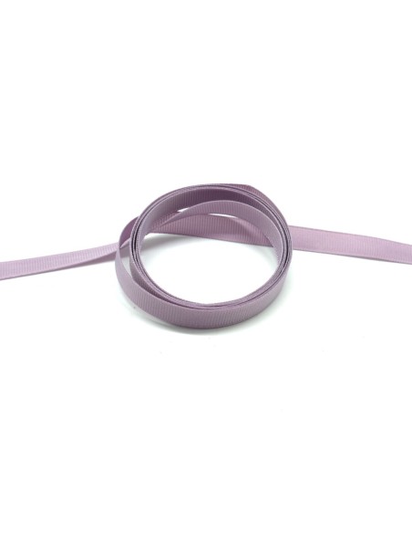galon gros grain pas cher de largeur 10mm souple parme, mauve