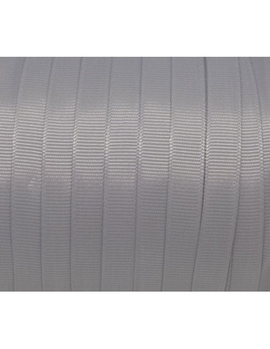 ruban gros grain souple uni gris perle, gris clair pas cher 1cm