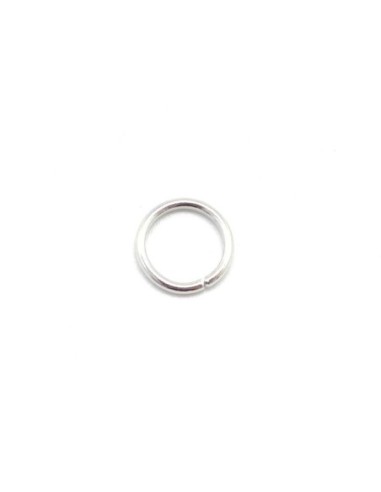 Anneaux de jonction résistant épais fort 12mm x 1,6mm en métal argenté anneaux brisés