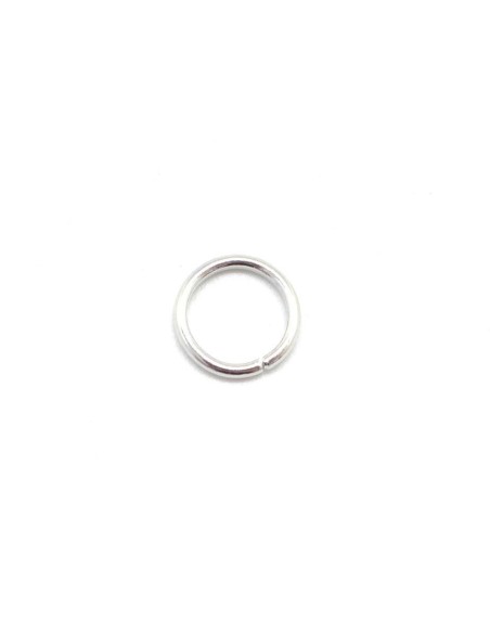 Anneaux de jonction résistant épais fort 12mm x 1,6mm en métal argenté anneaux brisés