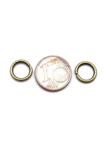Anneau ouvert bronze 10mm épais