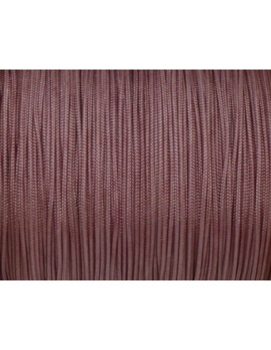 Fil nylon tressé pour bracelet d'amitié, bracelet wrap vieux rose