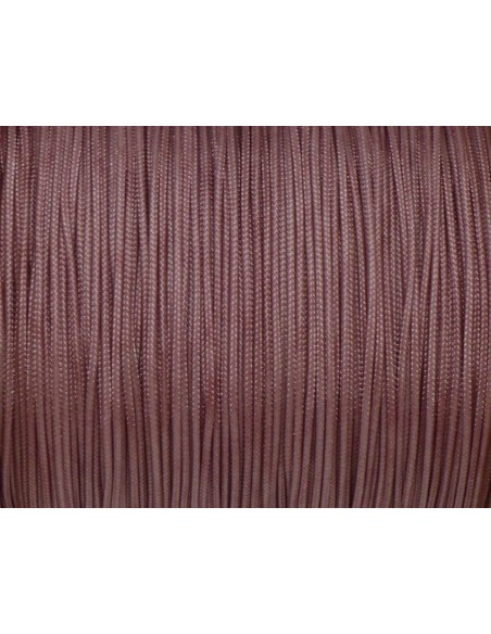 Fil nylon tressé pour bracelet d'amitié, bracelet wrap vieux rose