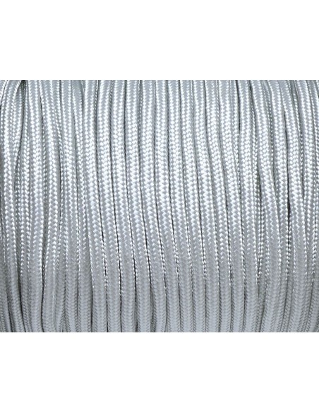 Cordon Paracorde 3mm cordon nylon tressé corde nylon gainé gris clair