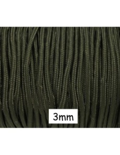 Paracorde 3mm cordon nylon tressé corde nylon gainévert militaire