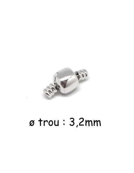 Lot de 3 grelots -clochettes 18 mm en metal argenté-Qualité Premium