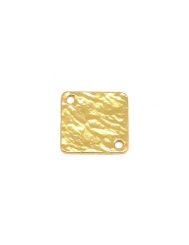 Perle connecteur doré pour création de bracelet d'amitié fin et élégant