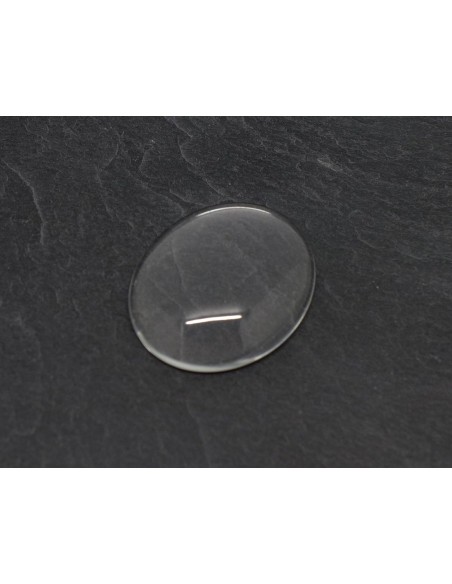 Cabochon 25 x 30mm loupe en verre
