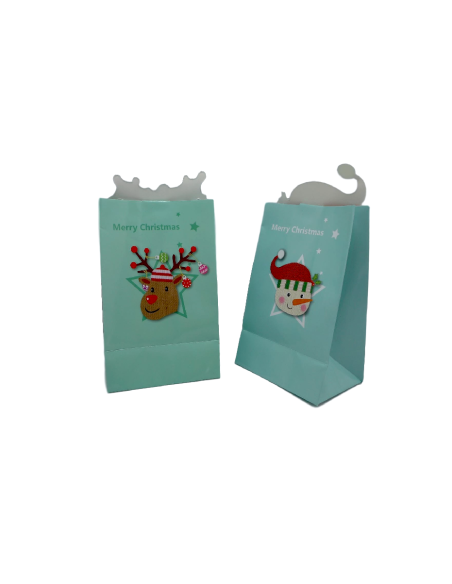 Lot de 4 sachets cadeau 'Noël