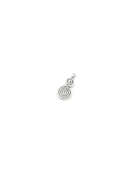 15 Breloques pendentifs spirale, réglisse en métal argenté 18mm x 8mm 15 Breloques pendentifs spirale, réglisse en métal argenté 18mm x 8mm