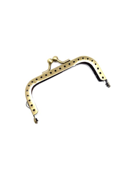 Accessoire pour sac, fermoir bronze 8cm