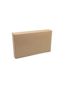 Boite cadeau uni couleur kraft marron à monter soi même  2