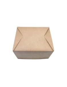 Boite cadeau uni couleur kraft marron à monter soi même 18x18X10cm 2