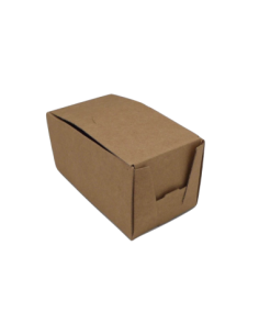 Boite présentoir uni couleur kraft marron à monter soi même 100x180X90 BARB 2