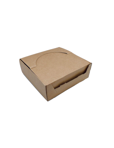 Boite présentoir uni couleur kraft marron à monter soi même 225x220x75mm 300G Boite présentoir uni couleur kraft marron à monter soi même 225x220x75mm 300G