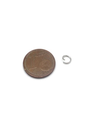 Anneau ouvert en acier inoxydable 5mm x 0,8mm