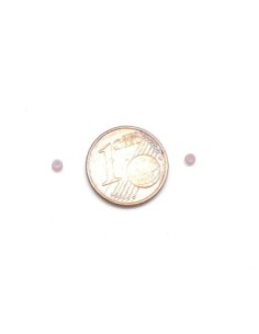 Perle de rocaille 2mm violet améthyste clair mat pour broderie 2