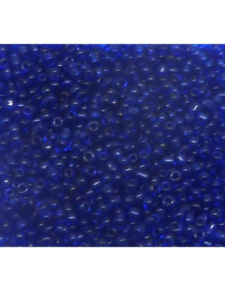 Petite Perle de rocaille 2,5mm bleu pour tissage