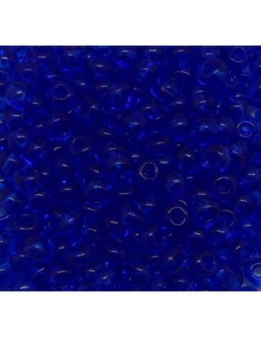 Perle de rocaille bleu 5mm