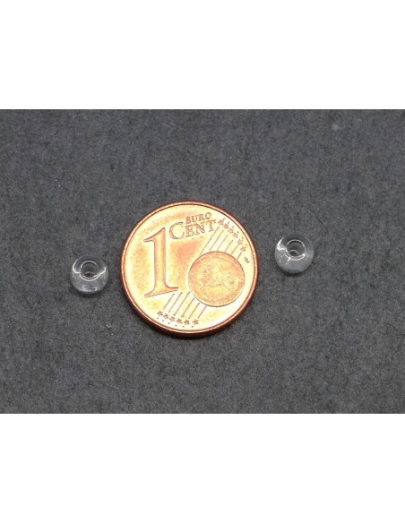 Perle 5mm transparente pour création