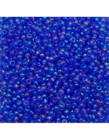Perle 2,5mm de couleur bleu irisé