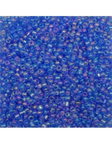 Petite perle bleu ciel irisé