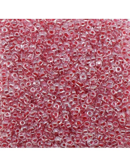 Petite perle de rocaille 2mm pour création bijoux vieux rose