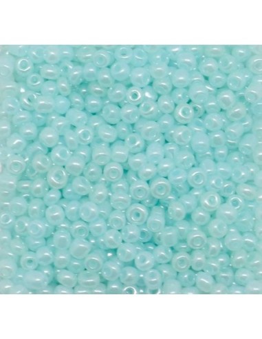 Perle de rocaille 3mm bleu dragée pour tissage, bracelet multi rangs